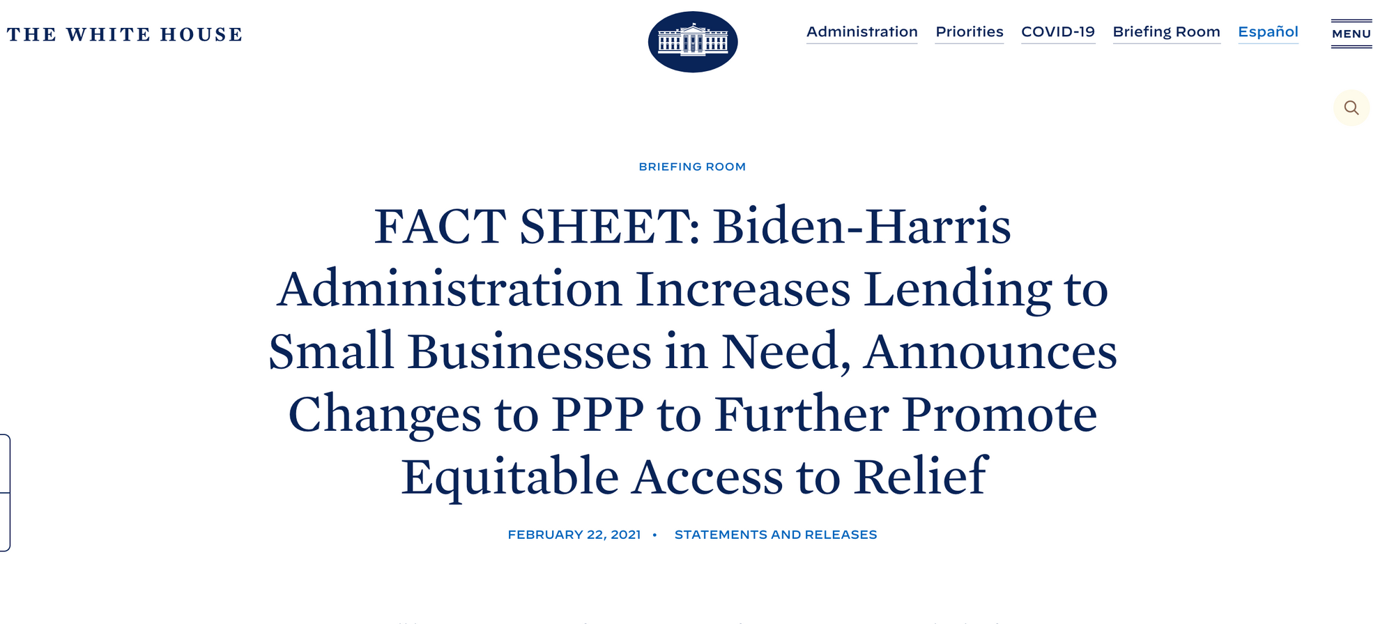 PPP Rule Changes and PPP Approvals Update