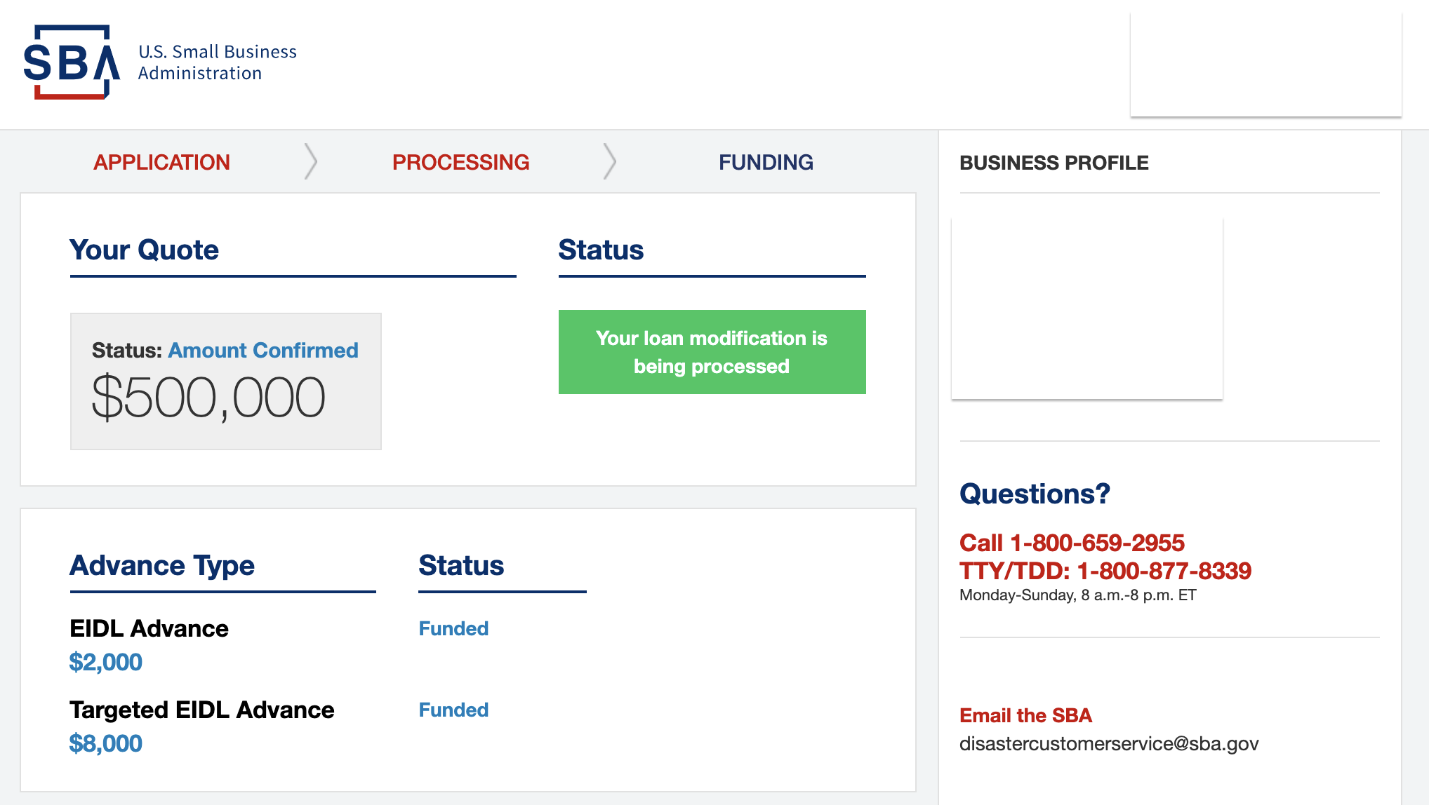 sba portal login