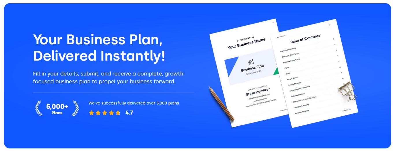 Creating and Editing Your Business Plan With Skip